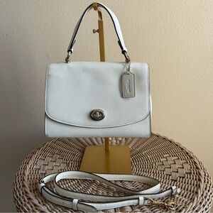 Coach White Crossbody Bag